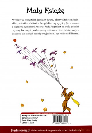 Mały książę - Antoine De Saint-Exupery [KSIĄŻKA]