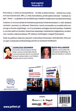 Nowoczesna korespondencja biznesowa po angielsku. Modern business correspondence in English - Agnieszka Drummer [KSIĄŻKA]
