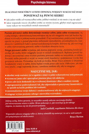 Potęga pewności siebie - Brian Tracy [KSIĄŻKA]