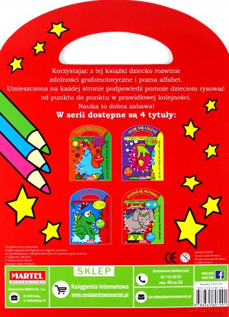 Poznaję alfabet. Rysuję i poznaję literki alfabetu [KSIĄŻKA]