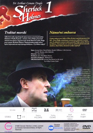 Sherlock Holmes 01: Traktat morski [DVD]