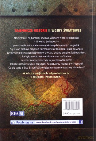 Tajemnicze historie II Wojny Światowej [KSIĄŻKA]