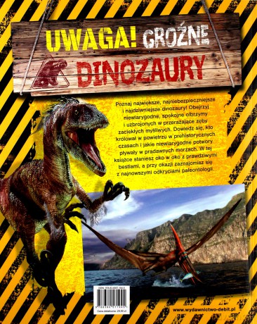 Uwaga. Groźne dinozaury - Clare Hibbert [KSIĄŻKA]