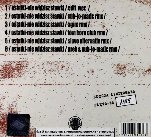 Strachy Na Lachy: Ostatki-Nie widzisz stawki [CD]
