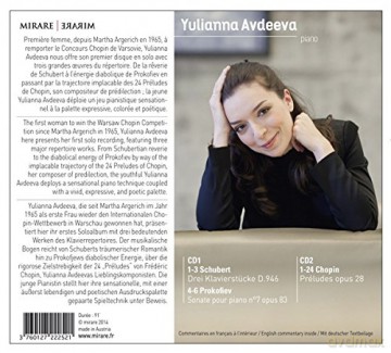 Yulianna Avdeeva: Chopin Schubert Prokofiev (digipack) [2CD]