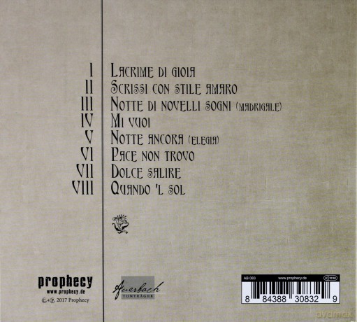 Camerata Mediolanense: Le Vergini Folli (digipack) [CD]