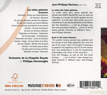 Rameau: Les Indes Galantes Herreweghe (digipack) [CD]