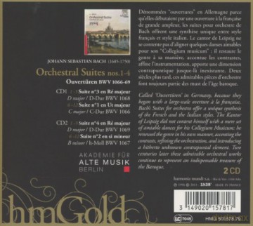 Bach: Orchestral Suites Akademie Fur Alte Musik Berlin (digipack) [2CD]