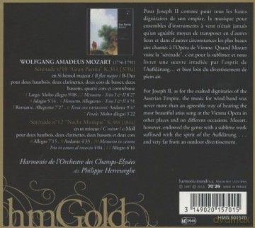 Mozart: Serenade Gran Partita Herreweghe (digipack) [CD]