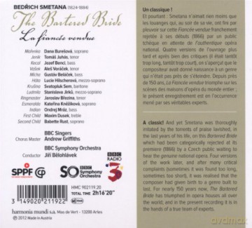 Smetana: The Bartered Bride BBC Symphony Orchestra Belohlavek (digipack) [2CD]