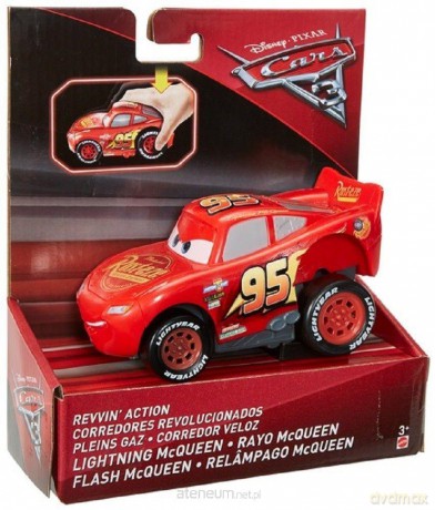 Auta. Auto naciśnij i jedź Flash McQueen