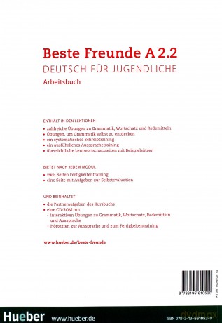 Beste Freunde A2.2 ćwiczenie wersja niemiecka [KSIĄŻKA]+[CD]