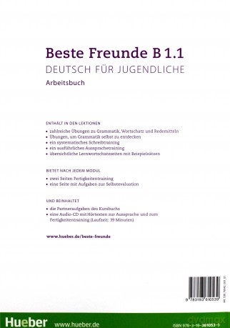 Beste Freunde B1.1 ćwiczenie wersja niemiecka [KSIĄŻKA]+[CD]