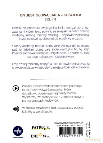 Chrystus i Jego Kościół. Siedem listów - Atanazy Wielki [KSIĄŻKA]