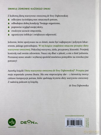 Dieta warzywno-owocowa dr Ewy Dąbrowskiej - Beata Anna Dąbrowska [KSIĄŻKA]