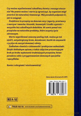 Dom bez chemii. Sprzątam, robię zapasy, dbam - Joanna Tołłoczko [KSIĄŻKA]