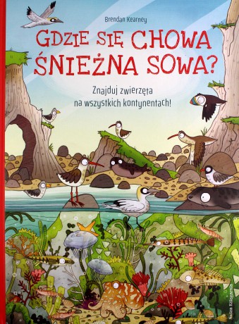Gdzie się chowa śnieżna sowa? Znajduję zwierzęta - Anna Claybourne, Brendan Kearney, Joanna Wajs [KSIĄŻKA]