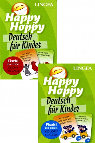 Happy Hoppy Fiszki dla dzieci. Niemiecki. Pakiet [KSIĄŻKA]