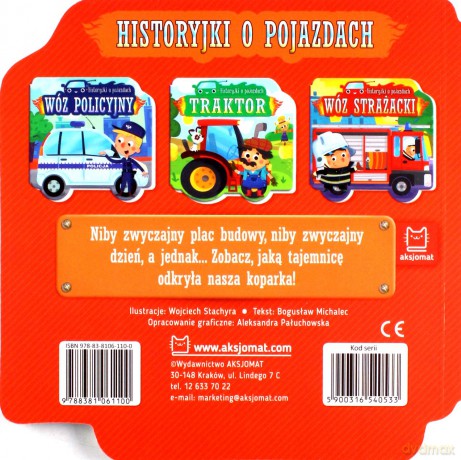 Historyjki o pojazdach Koparka [KSIĄŻKA]