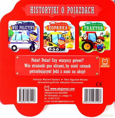 Historyjki o pojazdach Wóz strażacki [KSIĄŻKA]