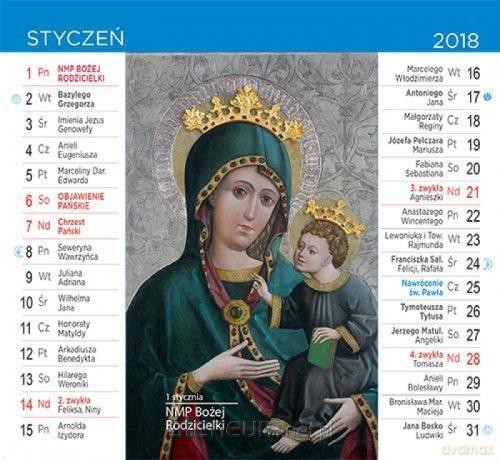 Kalendarz 2018 Biurkowy ze spiralą [KALENDARZ]