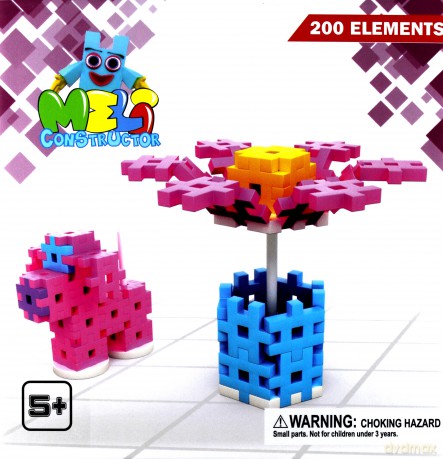 Klocki meli constructor girls 200 szt [KLOCKI]