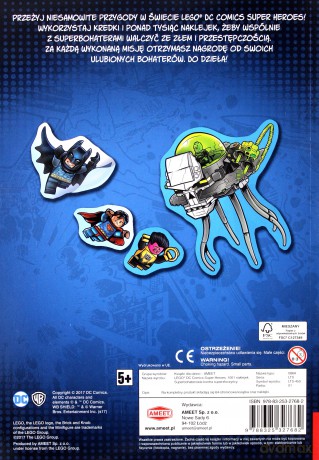 Lego DC. Super Heroes. 1001 naklejek [KSIĄŻKA]