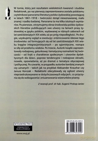 Literatura polsko-żydowska 1861-1918. Antologia [KSIĄŻKA]