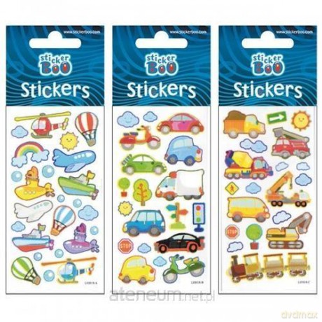 Naklejki Sticker BOO silver auta