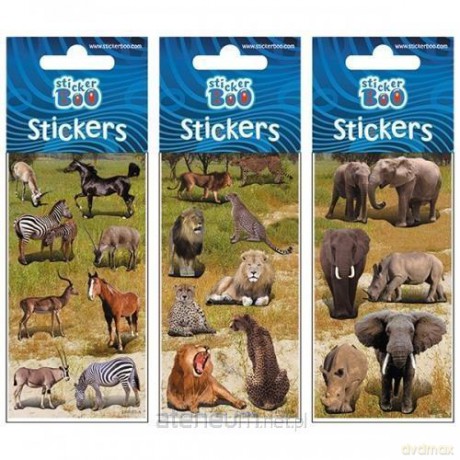Naklejki Sticker BOO silver dżungla