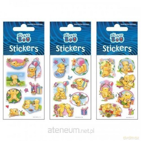 Naklejki Sticker BOO silver misie III