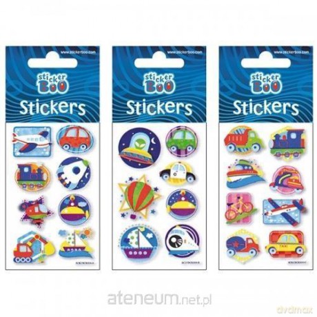 Naklejki Sticker BOO silver pojazdy