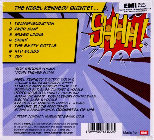 Nigel Kennedy: Shhh!  (digipack) [CD]