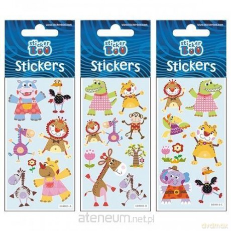 Naklejki Sticker BOO silver zwierzaki