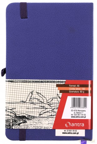 Notes A6 Kratka Secesja Purpura