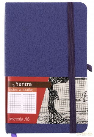 Notes A6 Kratka Secesja Purpura