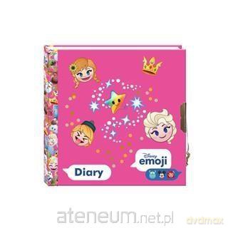 Pamiętnik z kluczykiem Frozen emotikony