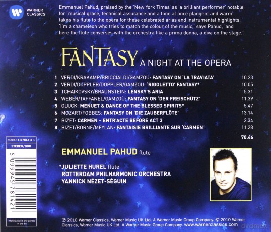 Pahud: Opera Aria Transcriptions - Fantasy [CD]
