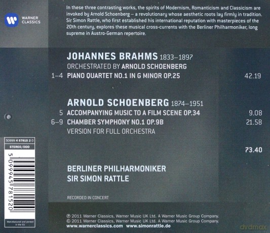 Sir Simon Rattle: Orchestral Works [CD]