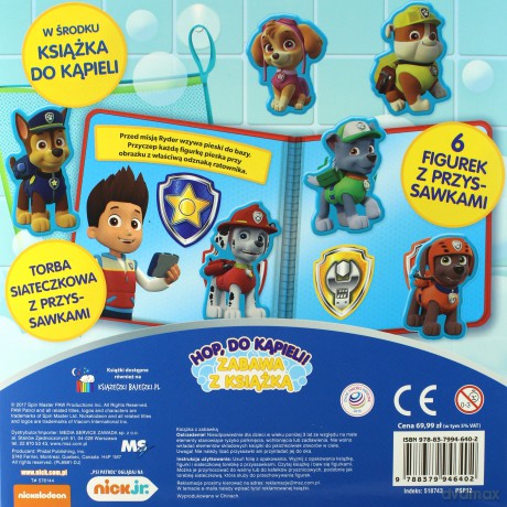 Psi Patrol Hop do kąpieli! [KSIĄŻKA]