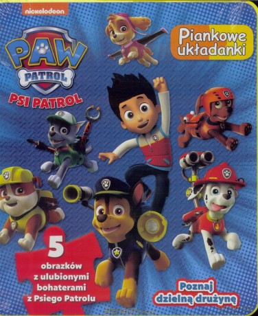 Psi Patrol. Poznaj dzielną drużynę. Piankowe [KSIĄŻKA]