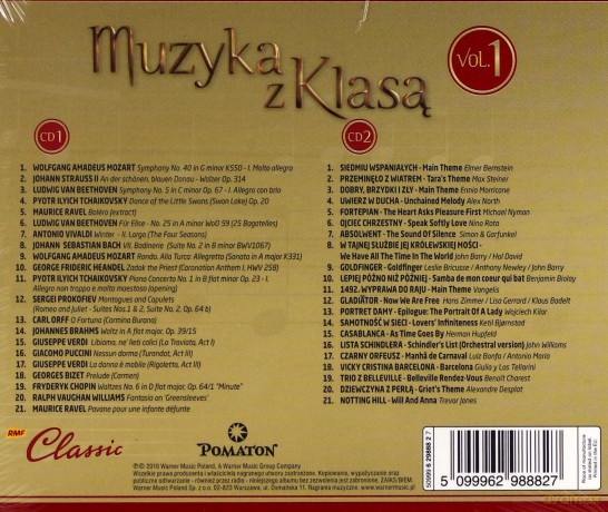 RMF Classic. Muzyka z klasą (Digipack) [2CD]