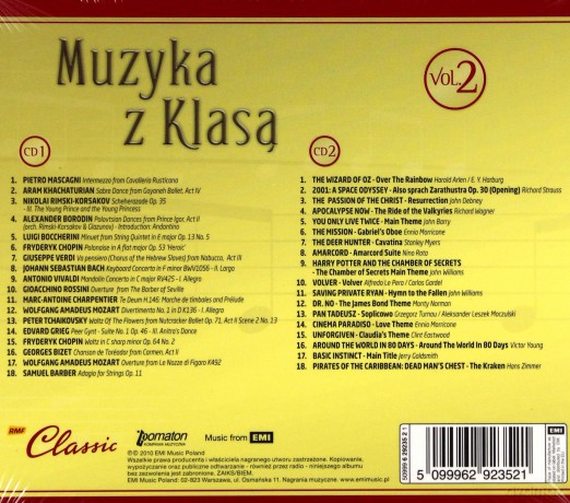 RMF Classic. Muzyka z klasą 2 (Digipack) [2CD]