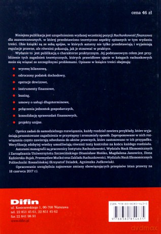 Rachunkowość finansowa dla zaawansowanych [KSIĄŻKA]
