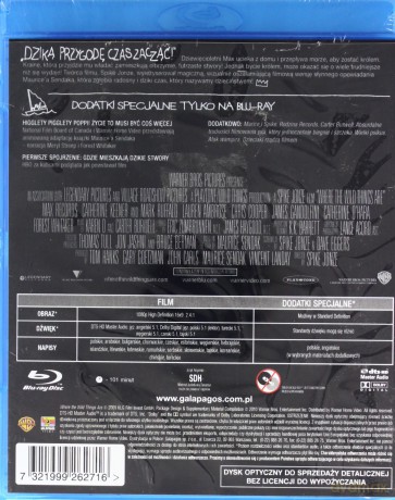 Gdzie mieszkają dzikie stwory [Blu-Ray]