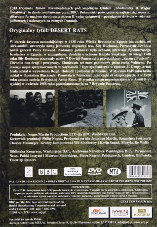 Gladiatorzy II Wojny Światowej: Szczury Pustyni [DVD] (BBC)