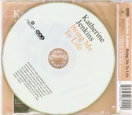 Katherine Jenkins: Bring Me To Life (maxi-single) [CD]