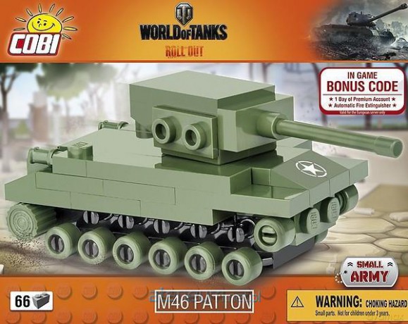 Small Army M46 Patton Nano Tank [KLOCKI]
