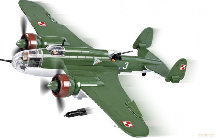 Small Army PZL P-37B ŁOŚ [KLOCKI]
