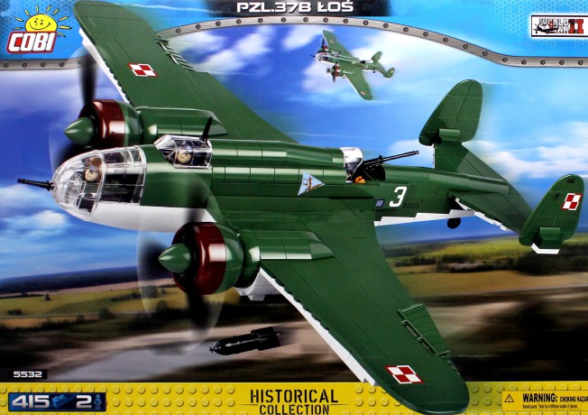 Small Army PZL P-37B ŁOŚ [KLOCKI]